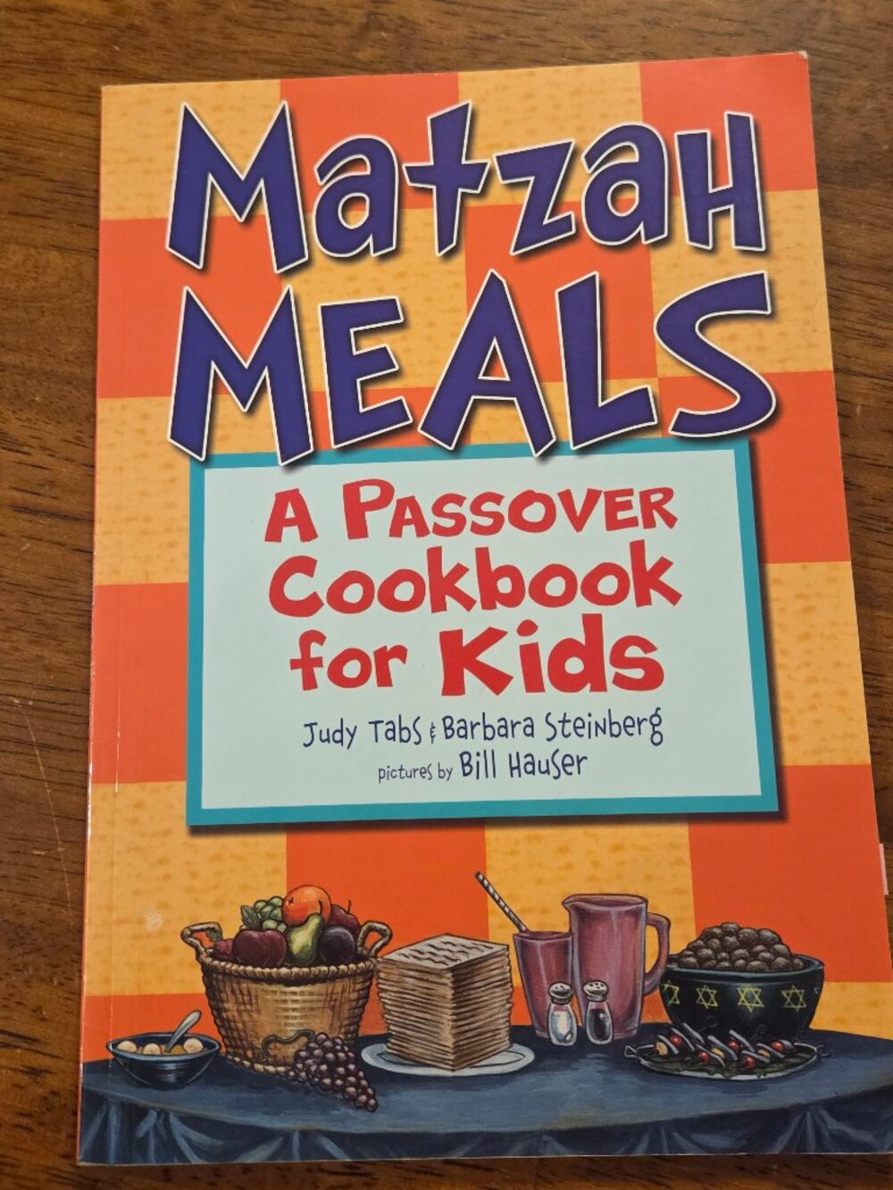 📕5/$10📕Matzah Meals A Passover Cookbook for Kids Paperback by Judy Tabs &